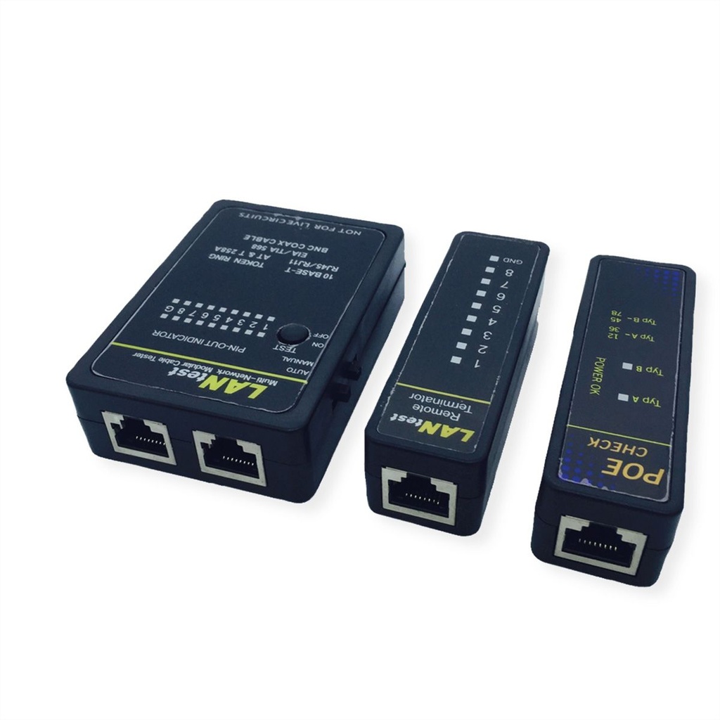 Multikabeltester + PoE VALUE LANtest