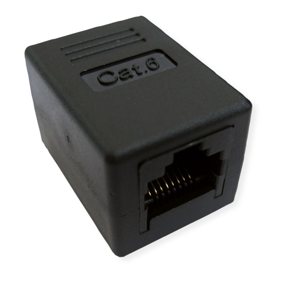 [21.99.3001] Coupleur modulaire RJ-45 VALUE, Cat.6 (Classe E), UTP, noir