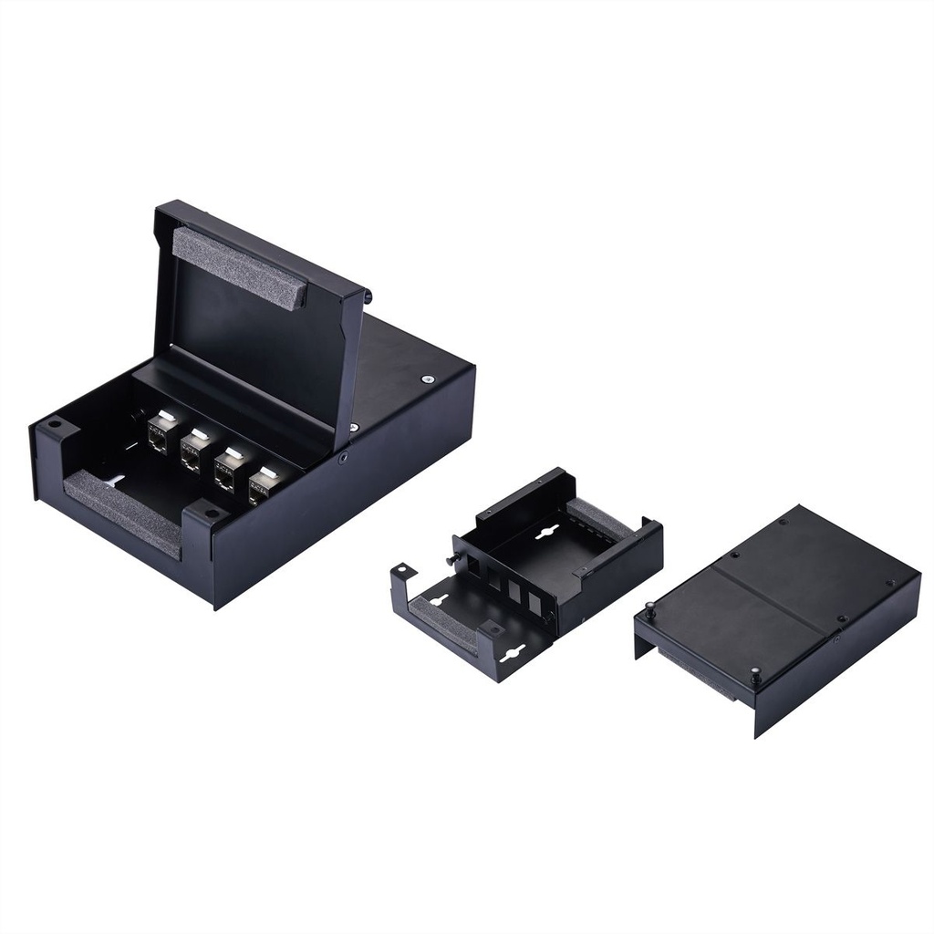 Boîte de consolidatie VALUE, 4 clés de voûte, noire