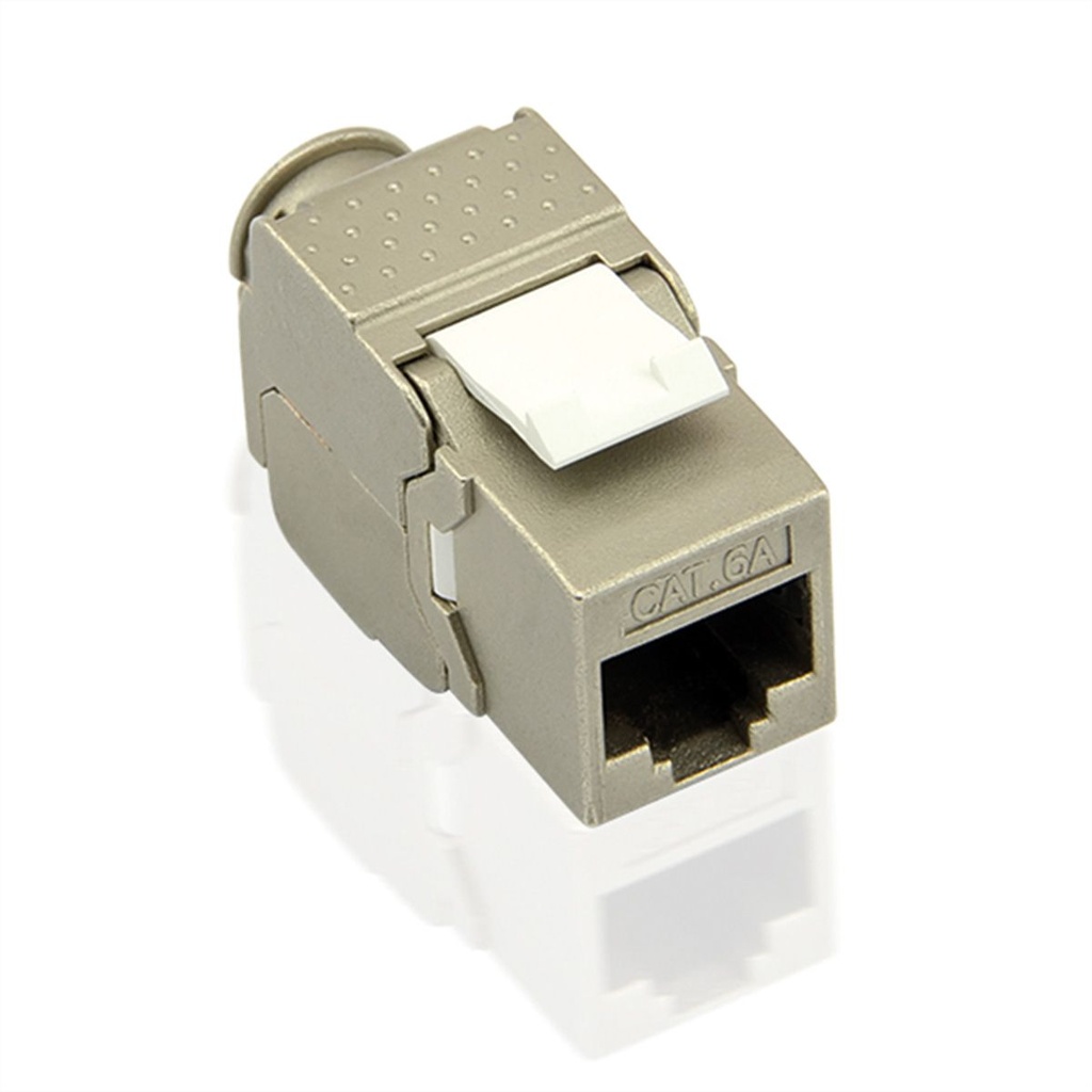 Prijs Keystone VALUE, Cat.6A (Klasse EA), RJ-45, STP, zonder outil, SLIM