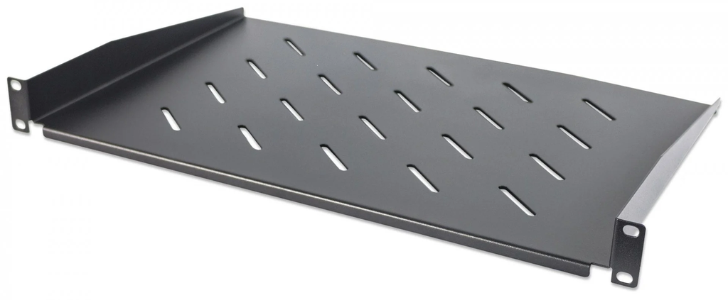 Intellinet 714891 Etagère de rack 19" 1U, 350 mm, geventileerd, zwart