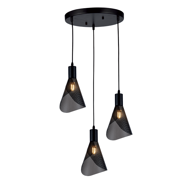 955PARIS31P/BL PENDENTIF PARIJS 3XE14 NOIR