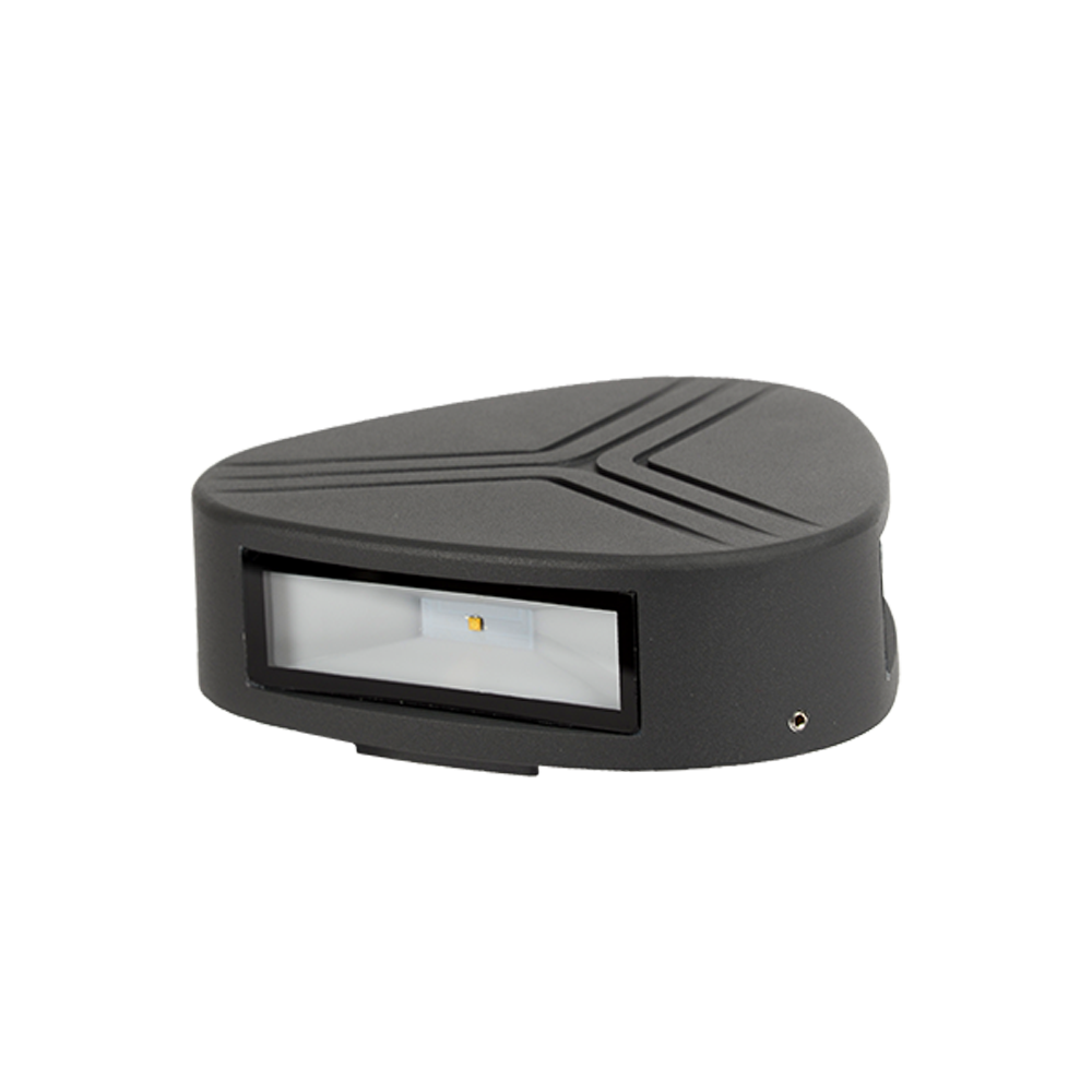 [9618LEDW] Luminaire de façade LED ELMARK GRF9618 3X3W 230V 4000K GRIS