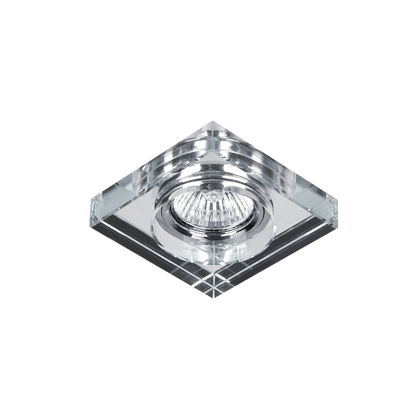CR-778S/CL PROJECTEUR CARRÉ MR16 ZEER TRANSPARANT
