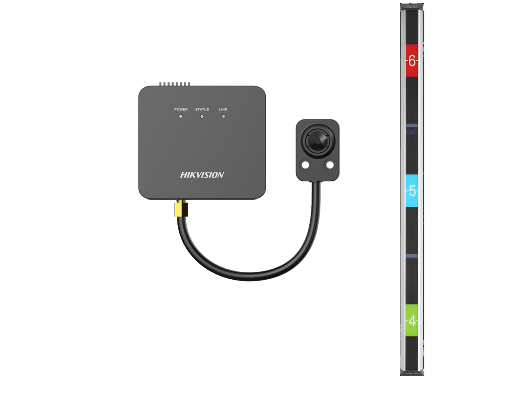 Boîtier HIKVISION DS-2CD6425G1-20 (3,7 mm) 8 m + buiscamera-objectief van 3,7 mm + kabellengte van 8 m