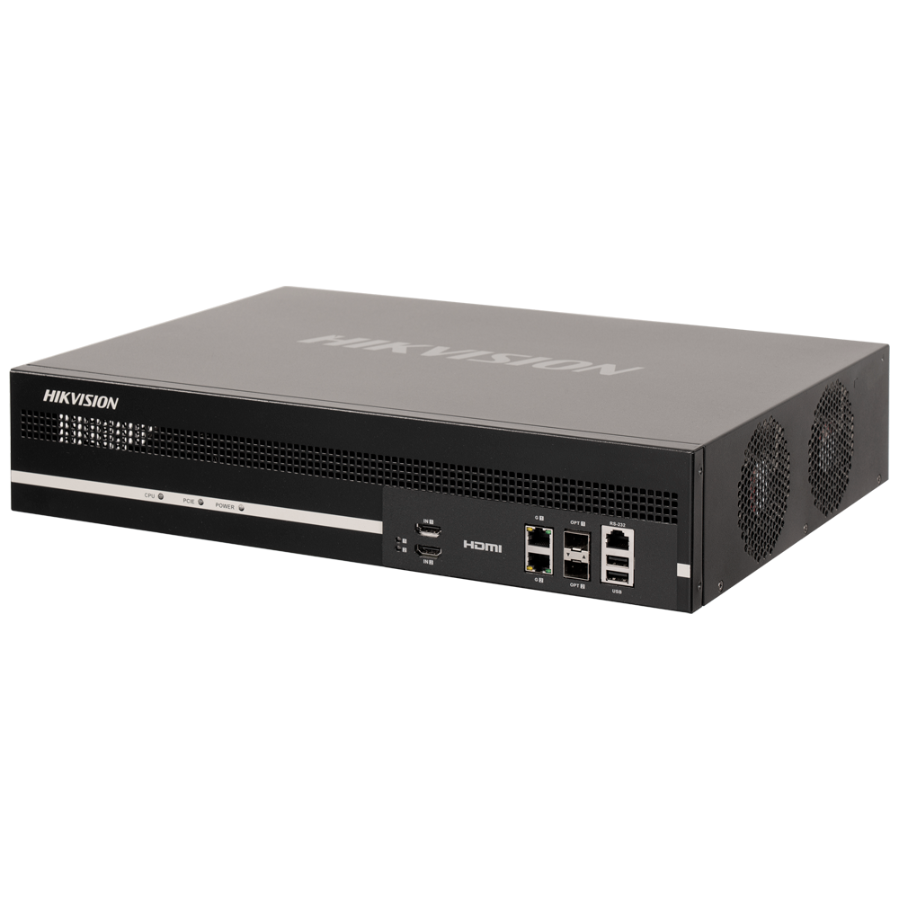 [DS-6916UDI] Décodeur Hikvision DS-6916UDI 16 ports HDMI/8 ports BNC, entrée : VGA/DVI/RJ45, 128 canaux 1080p, 36 divisions