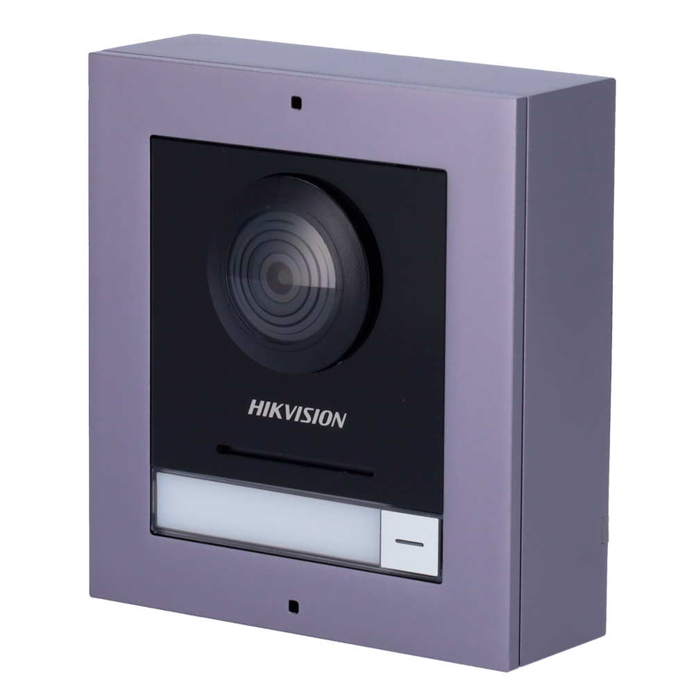 Hikvision DS-KD8003-IME2/S Interphone video 2 bestanden Camera 2 MP Audio bidirectioneel Applicatie mobiel via monitor Handig voor de buitenkant IP65 Modulaire