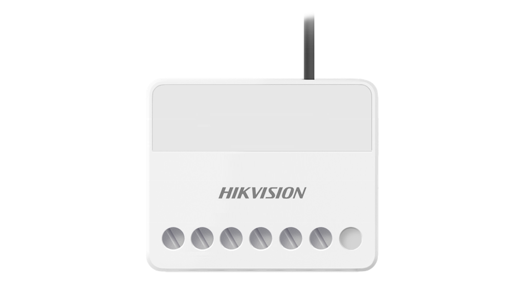 Telecommande relais Hikvision DS-PM1-O1L-WE 7 à 24 Vdc bij entree / 0 à 36 Vdc (5 A) bij sortie