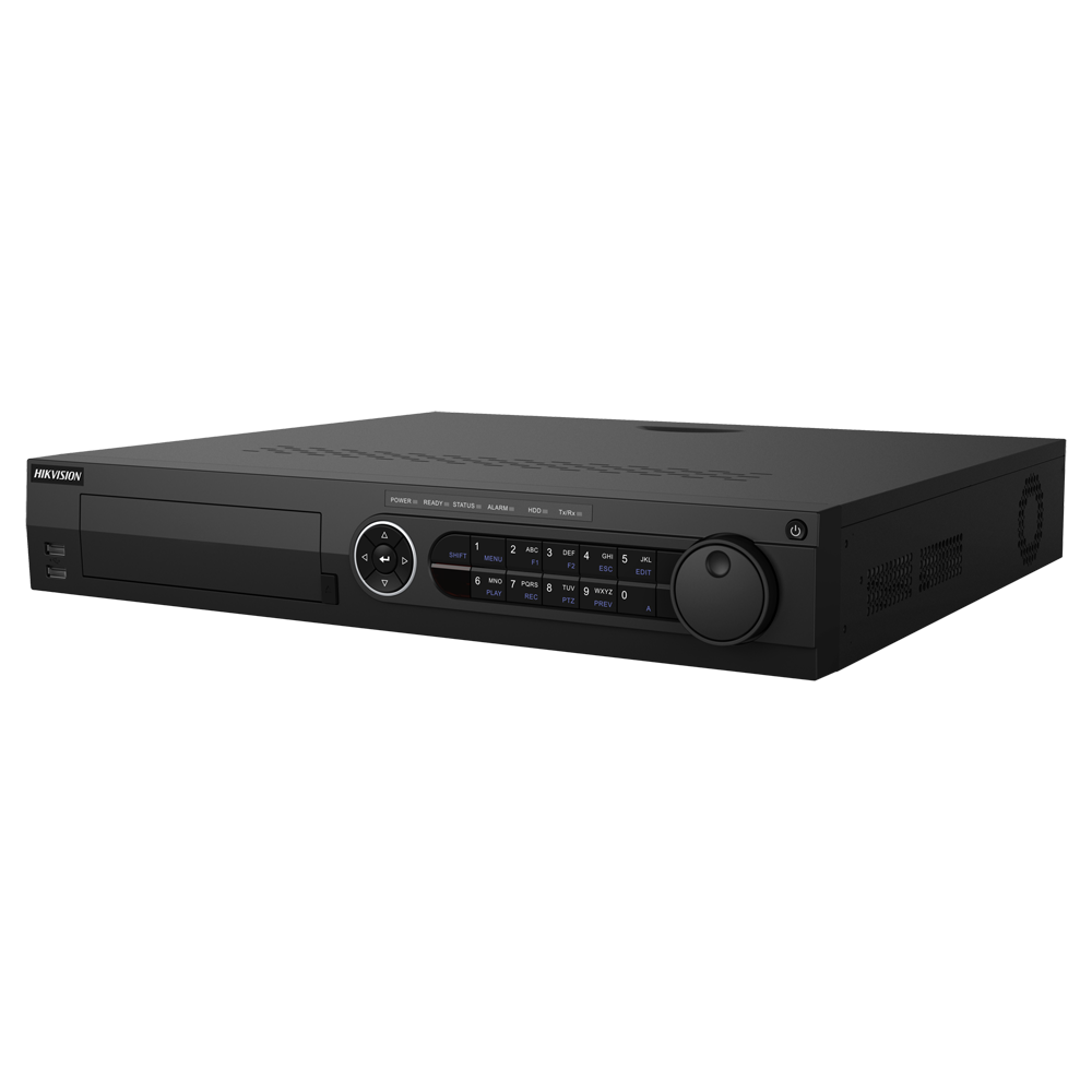 HIKVISION iDS-7332HUHI-M4/S(STD) 32 CH HDTVI / HDCVI / AHD / CVBS Geschikt voor 64 kanalen IP - 4K Sortie HDMI 4K, HDMI 1080p en VGA