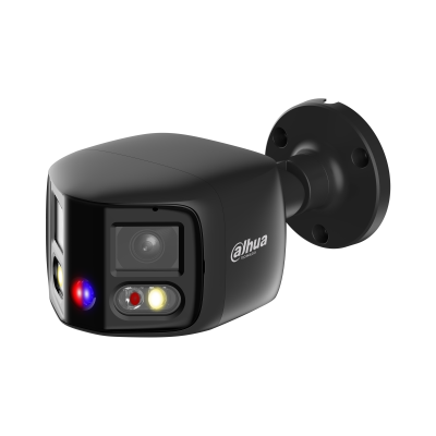 Dahua IPC-PFW3849S-A180-AS-PV Zwart 2x4MP Cameraweergave WizSense Bullet 2,8 mm met brandpuntsafstand TiOC Duo Splicing 2x4MP