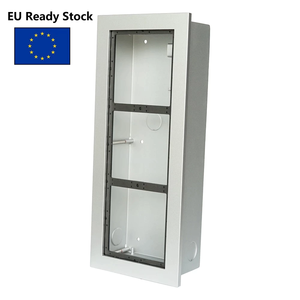 [SET-VTM128/126] Boîtier encastré Dahua VTM128 3x voor intercom serie VTO4202F + panneau avant VTM126