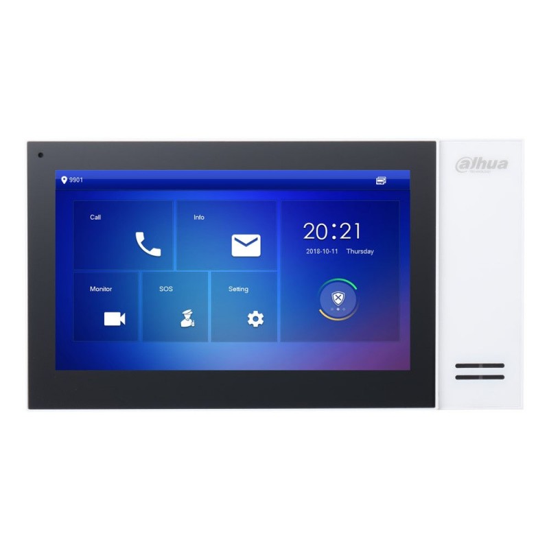 Interieurmonitor DAHUA VTH2421FW-P 7 IP-POE Blanc
